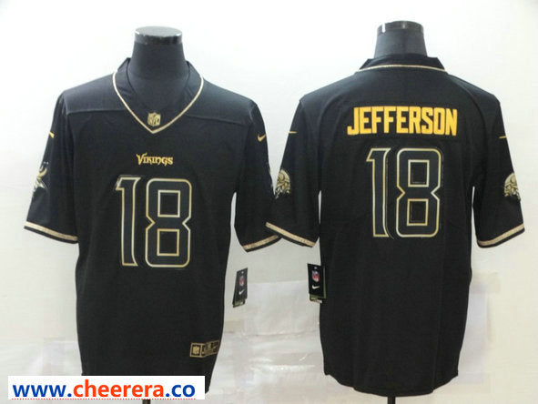Nike Justin Jefferson Minnesota Vikings black Vapor jersey