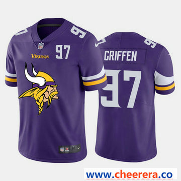 Nike Everson Griffen Minnesota Vikings purple Vapor jersey