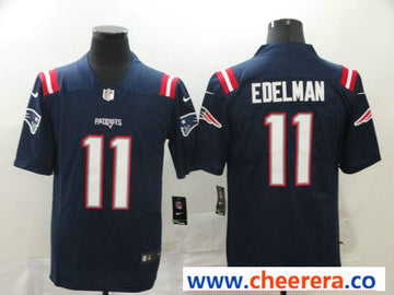 Nike Julian Edelman New England Patriots navy Vapor jersey