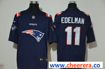 Nike Julian Edelman New England Patriots navy Vapor jersey