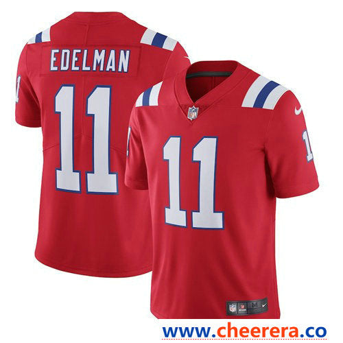 Nike Julian Edelman New England Patriots red Vapor jersey