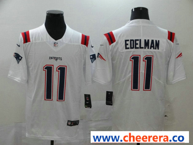 Nike Julian Edelman New England Patriots white Vapor jersey