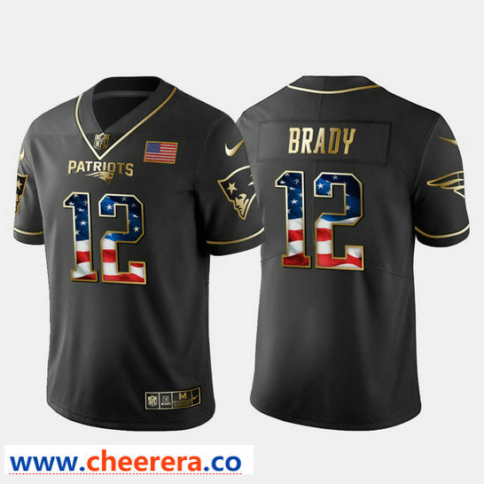 Nike Tom Brady New England Patriots black Limited jersey