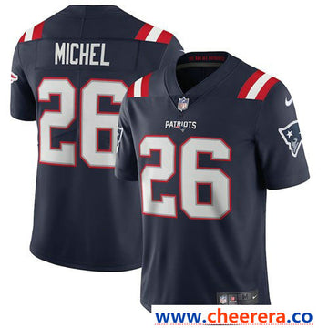 Nike Sony Michel New England Patriots navy Vapor jersey