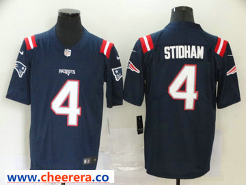 Nike Jarrett Stidham New England Patriots navy Vapor jersey