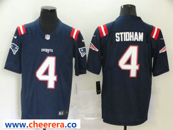 Nike Jarrett Stidham New England Patriots navy Vapor jersey