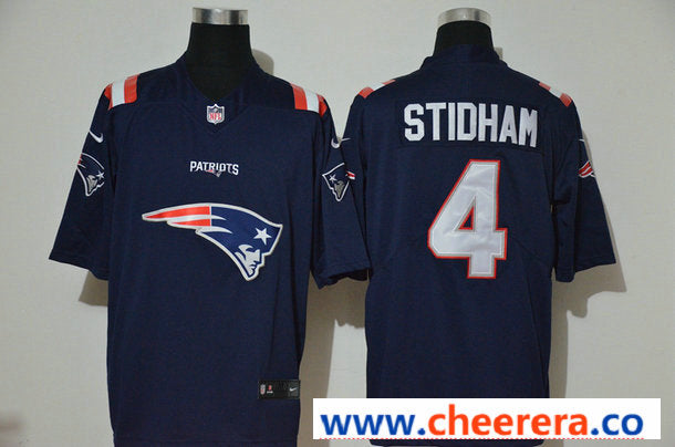 Nike Jarrett Stidham New England Patriots navy Vapor jersey