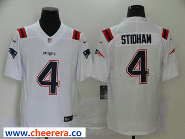 Nike Jarrett Stidham New England Patriots white Vapor jersey