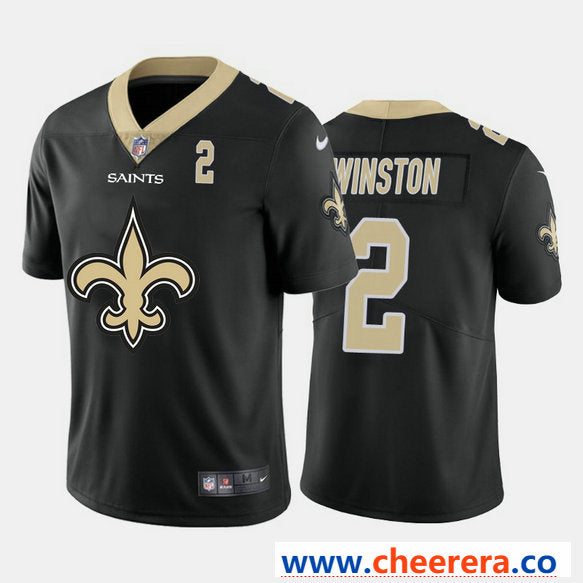 Nike Jameis Winston New Orleans Saints black Vapor jersey