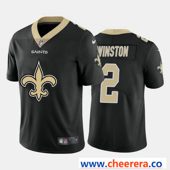 Nike Jameis Winston New Orleans Saints black Vapor jersey
