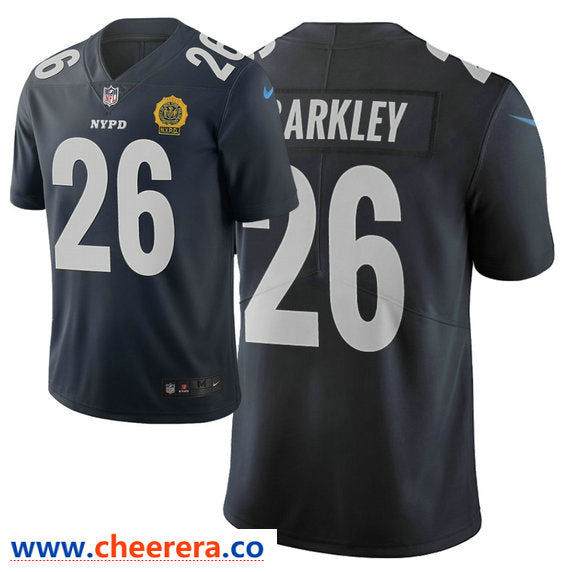 Nike Saquon Barkley New York Giants navy Vapor jersey