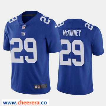 Nike Xavier McKinney New York Giants royal Vapor jersey