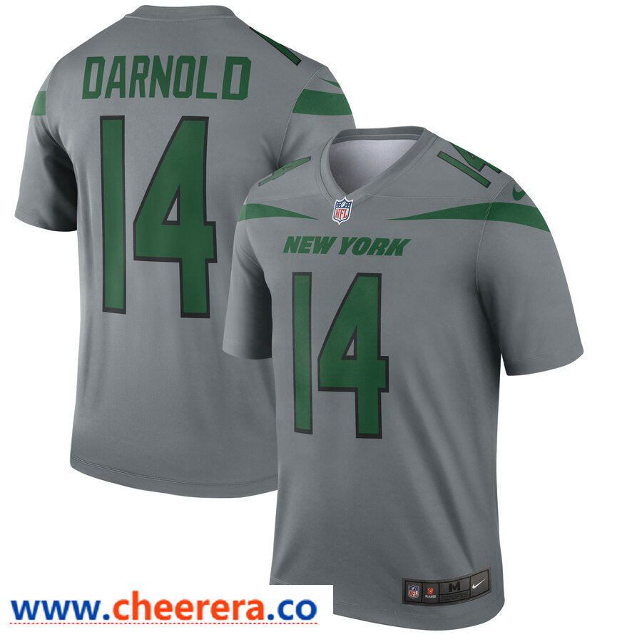 Nike Sam Darnold New York Jets gray Inverted Legend jersey