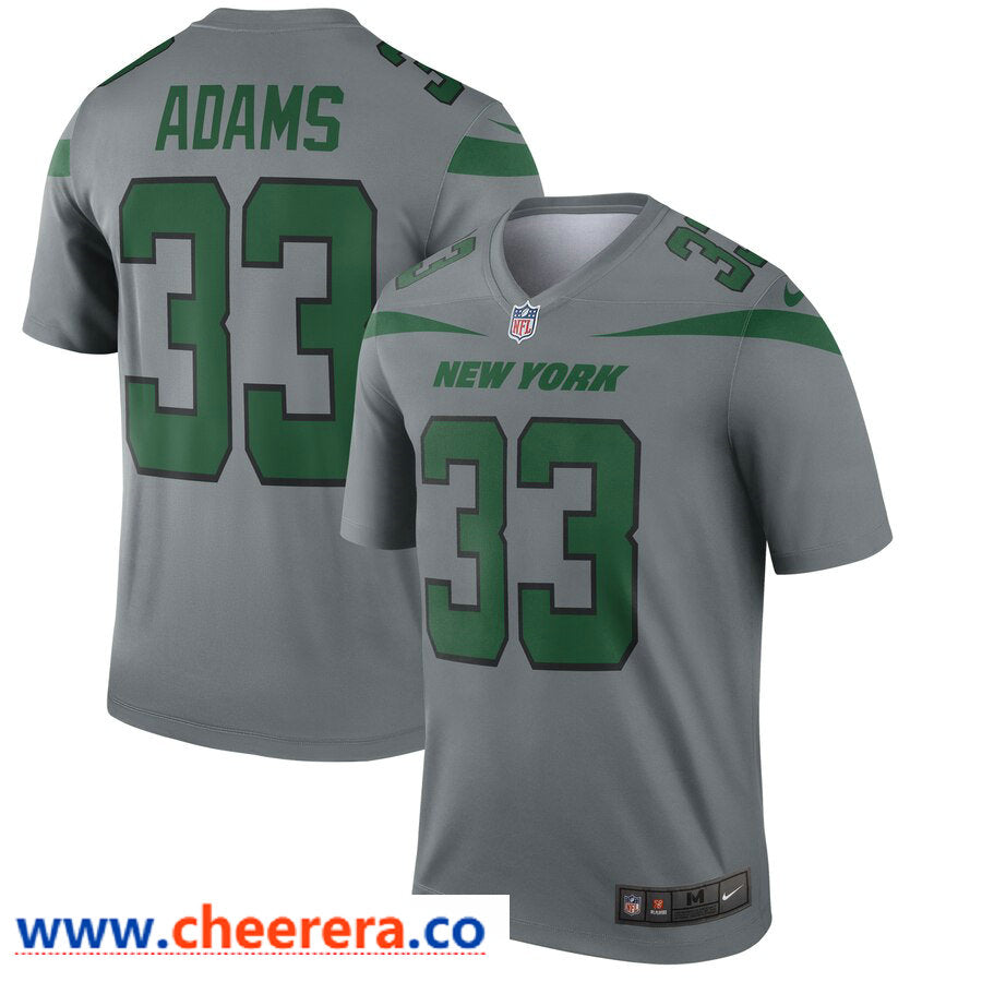Nike Jamal Adams New York Jets gray Inverted Legend jersey
