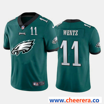 Nike Carson Wentz Philadelphia Eagles green Vapor jersey