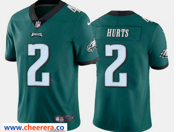 Nike Jalen Hurts Philadelphia Eagles green Vapor jersey