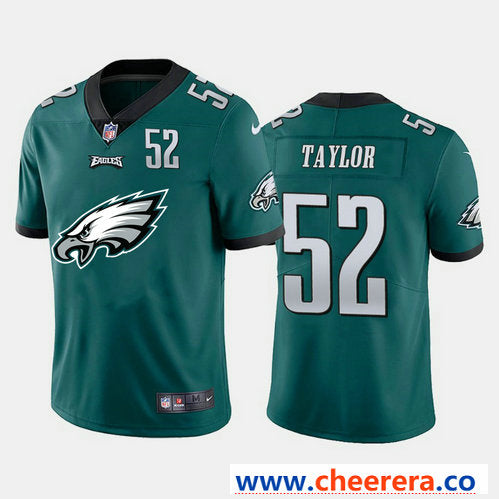 Nike Davion Taylor Philadelphia Eagles green Vapor jersey