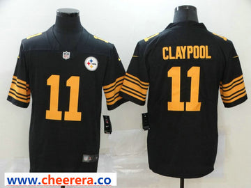 Nike Chase Claypool Pittsburgh Steelers black Color Rush jersey