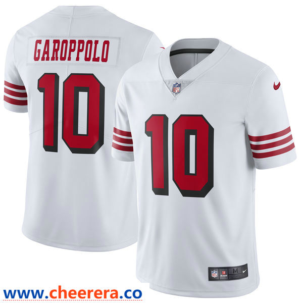 Nike Jimmy Garoppolo San Francisco 49ers white Vapor jersey