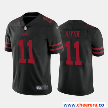 Nike Brandon Aiyuk San Francisco 49ers black Vapor jersey