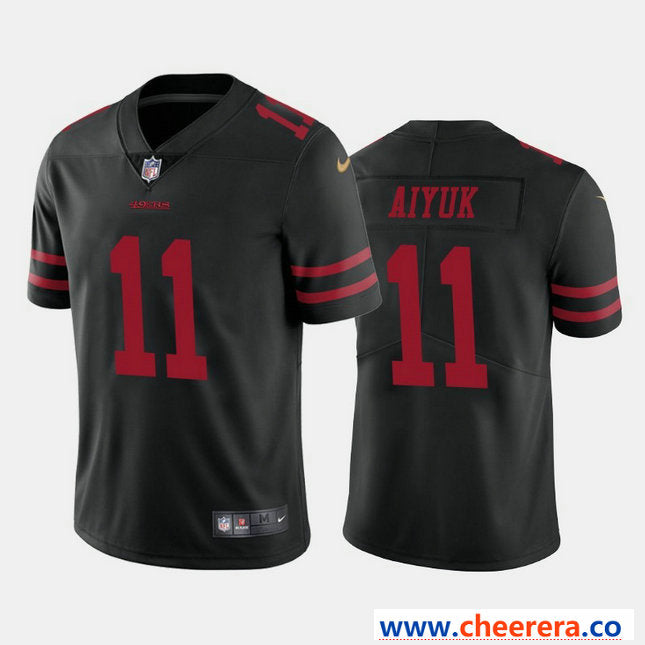 Nike Brandon Aiyuk San Francisco 49ers black Vapor jersey
