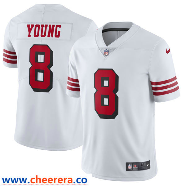 Nike Steve Young San Francisco 49ers white Vapor jersey