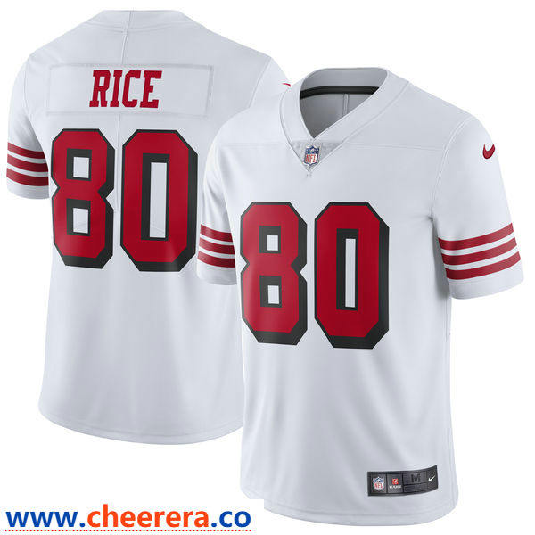 Nike Jerry Rice San Francisco 49ers white Vapor jersey