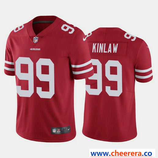 Nike Javon Kinlaw San Francisco 49ers red Vapor jersey