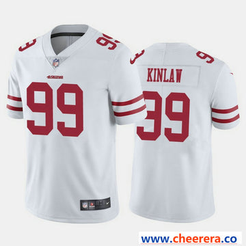 Nike Javon Kinlaw San Francisco 49ers white Vapor jersey