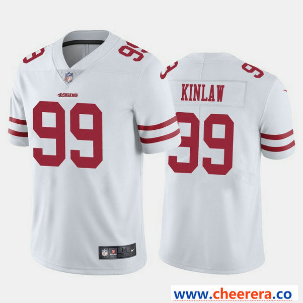 Nike Javon Kinlaw San Francisco 49ers white Vapor jersey