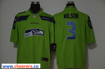 Nike Russell Wilson Seattle Seahawks green Vapor jersey