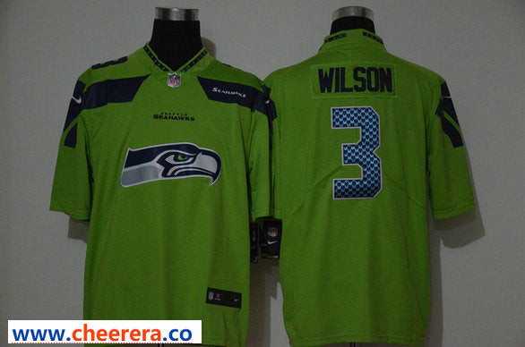 Nike Russell Wilson Seattle Seahawks green Vapor jersey