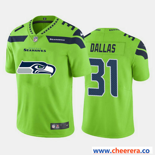 Nike DeeJay Dallas Seattle Seahawks green Vapor jersey