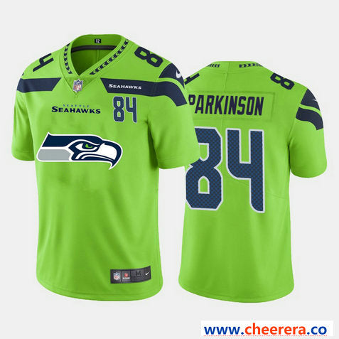 Nike Colby Parkinson Seattle Seahawks green Vapor jersey