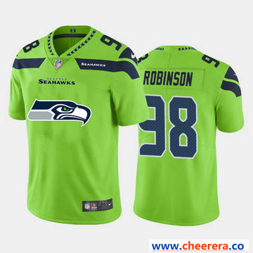 Nike Alton Robinson Seattle Seahawks green Vapor jersey
