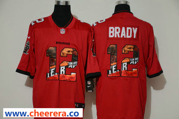 Nike Tom Brady Tampa Bay Buccaneers red Vapor jersey