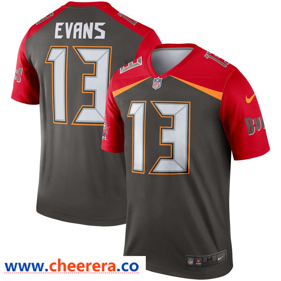 Nike Mike Evans Pewter Tampa Bay Buccaneers Inverted Legend jersey