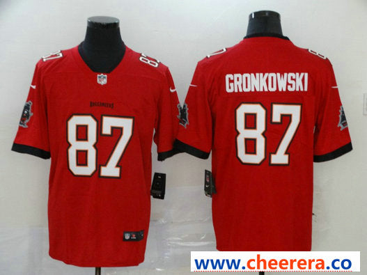 Nike Rob Gronkowski Tampa Bay Buccaneers red Vapor jersey