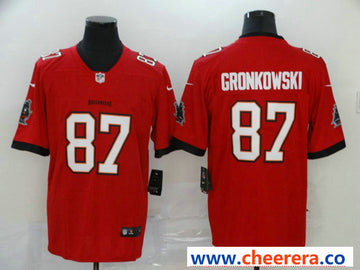 Nike Rob Gronkowski Tampa Bay Buccaneers red Vapor jersey