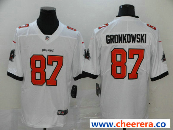 Nike Rob Gronkowski Tampa Bay Buccaneers white Vapor jersey