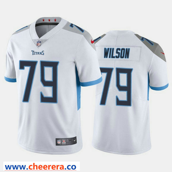 Nike Isaiah Wilson Tennessee Titans white Vapor jersey