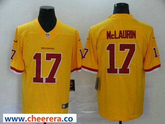 Nike Terry McLaurin Washington Commanders yellow Color Rush jersey