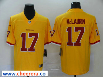 Nike Terry McLaurin Washington Commanders yellow Color Rush jersey