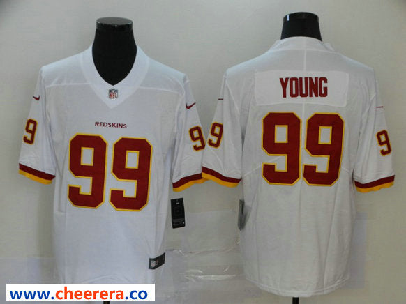 Nike Chase Young Washington Commanders white Vapor jersey