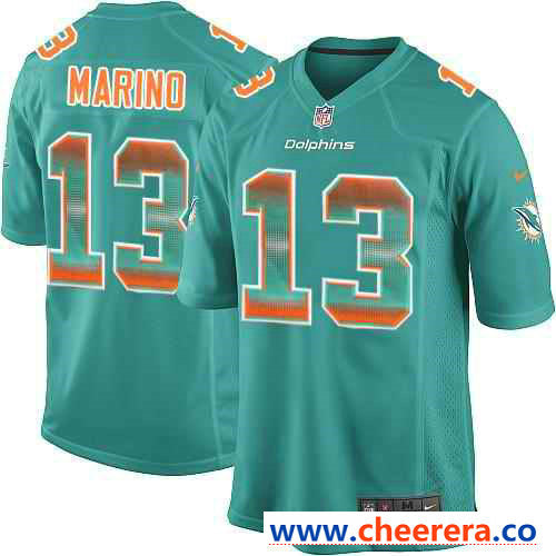 Nike Dan Marino Miami Dolphins aqua Limited jersey