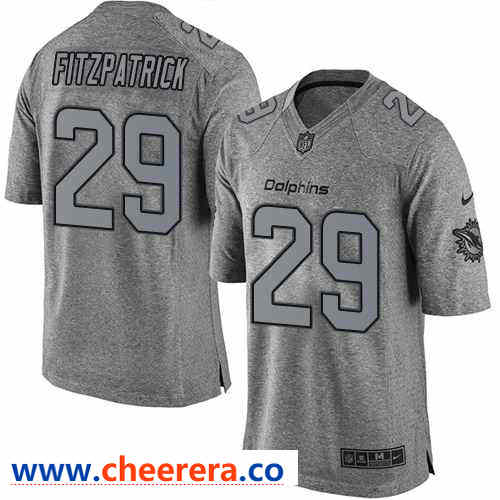 Nike Minkah Fitzpatrick Miami Dolphins gray Limited jersey