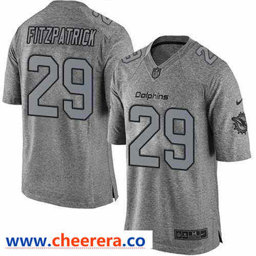 Nike Minkah Fitzpatrick Miami Dolphins gray Limited jersey