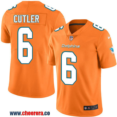 Nike Jay Cutler Miami Dolphins orange Limited jersey