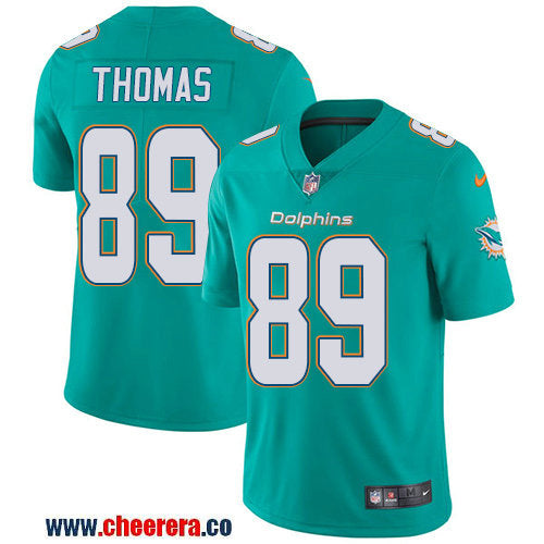 Nike Julius Thomas Miami Dolphins aqua Vapor jersey