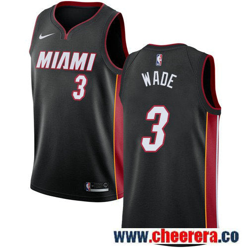 Nike Dwyane Wade Miami Heat black jersey